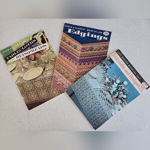 Bedspreads And Edgings Needlework Pattern Book Lot